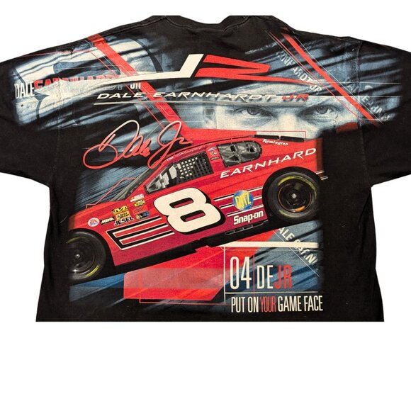 SOLD 2004 AOP Dale Earnhardt Jr NASCAR Tee Chase Authentics Tag Size 2 XL Men - Picture 4 of 6